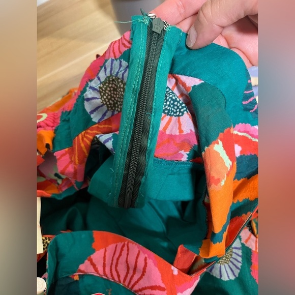 Farm Rio x Anthropologie Pleated Palm Midi Dress - Picture 10 of 10